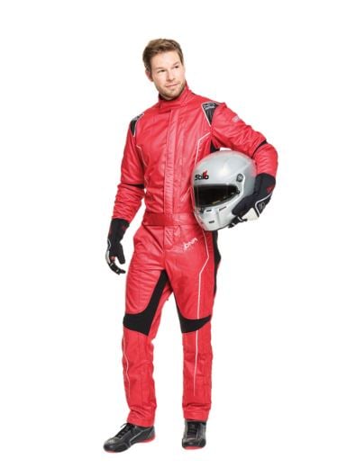 Simpson Racing Dna Sfi 5 Racing Suit - adult size - red
