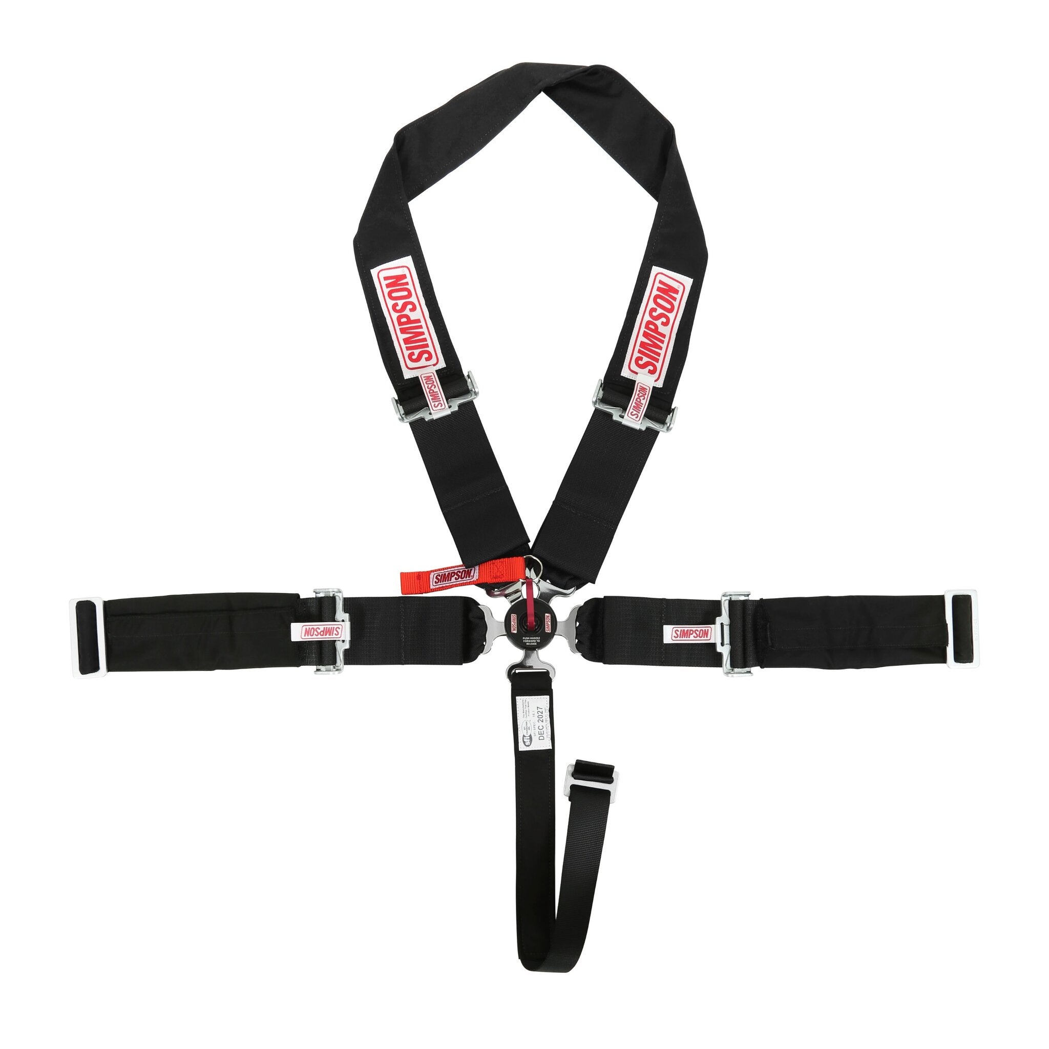 Simpson Racing Drag Camlock Harness - black
