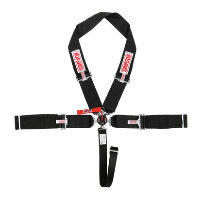 Simpson Racing Drag Camlock Harness - black