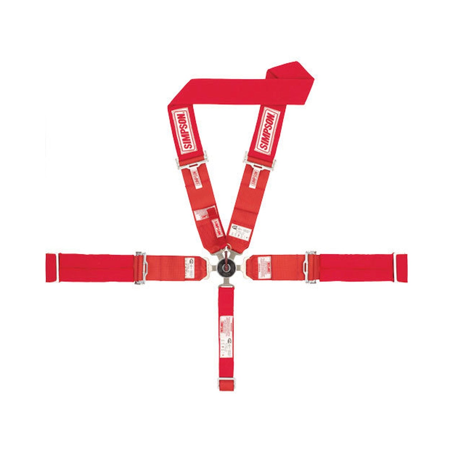 Simpson Racing Drag Camlock Harness - platinum