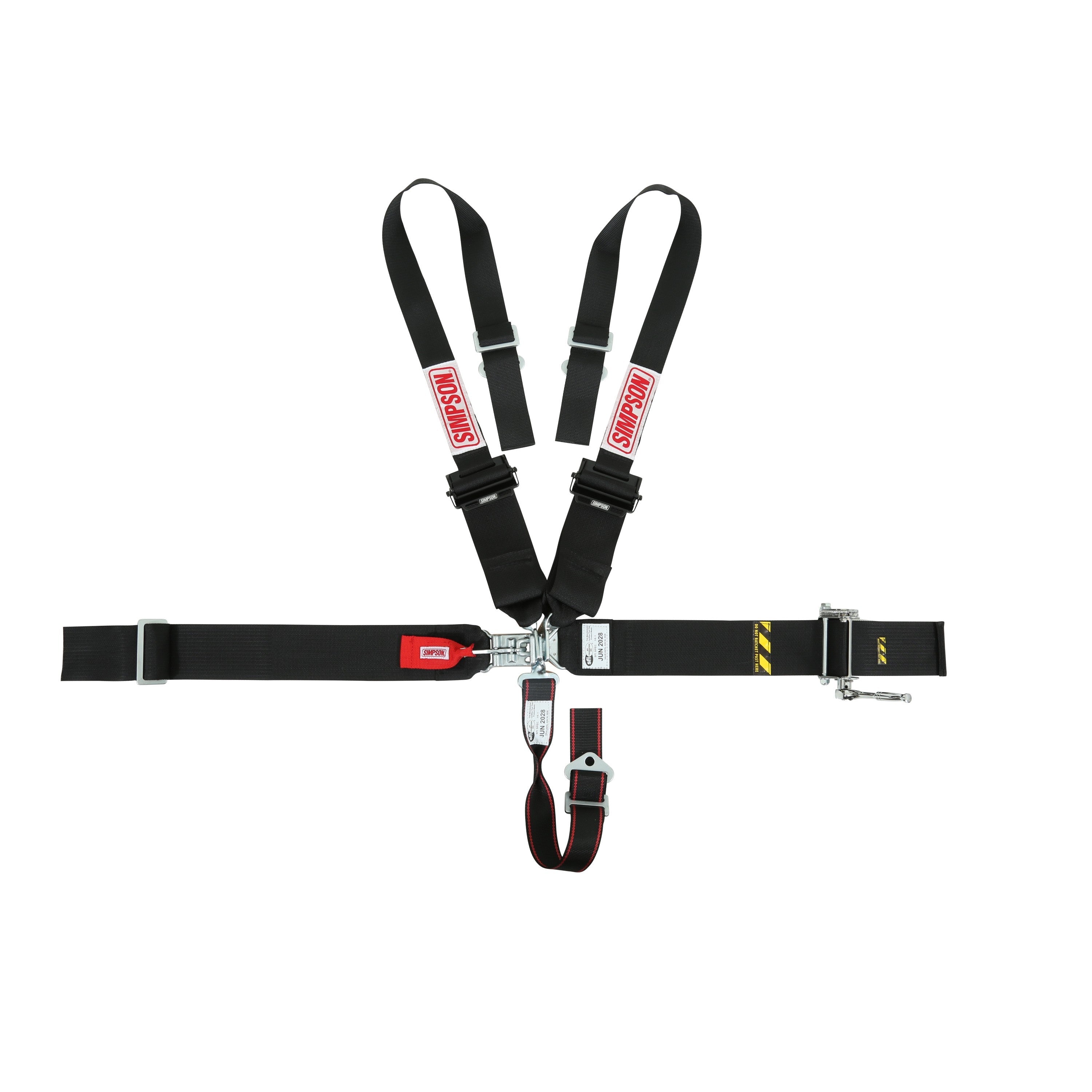 Simpson Racing Harness Latch And Link Left Hand Ratchet - 55" - black