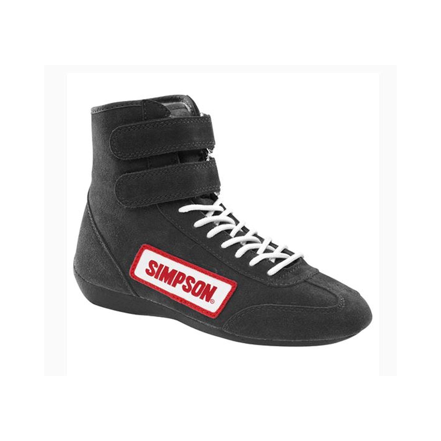 Simpson Racing Hightop Shoes - 8 - black