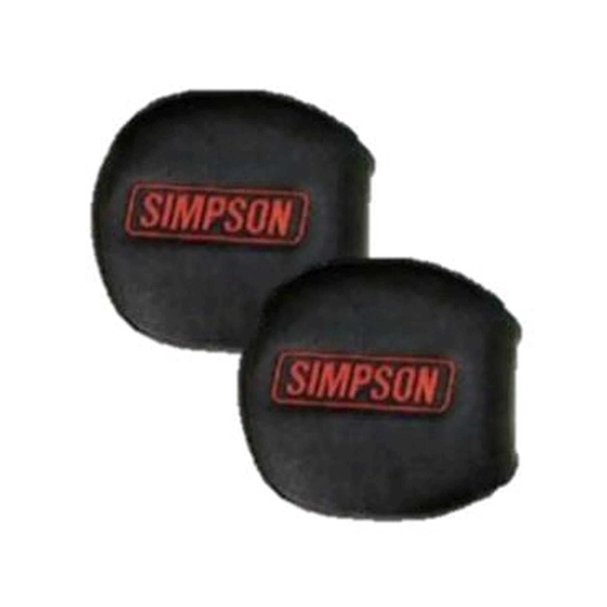 Simpson Racing Yxz Door Latch Pads (Pair) - black / red