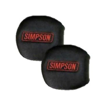 Simpson Racing Yxz Door Latch Pads (Pair) - black / red