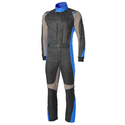 Simpson Racing G Six O Racing Suit - Black And Blue And Grey