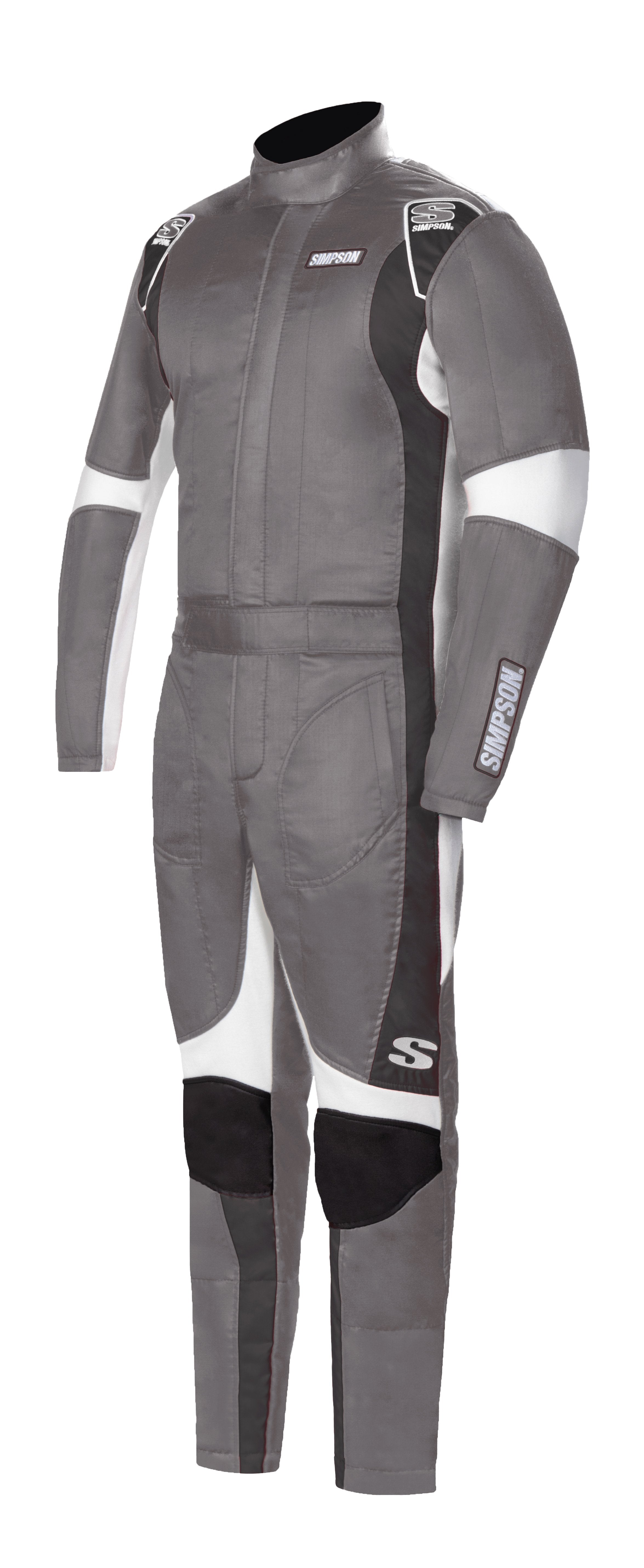 Supercoil Racing Suit - xxl - alloy / black / white