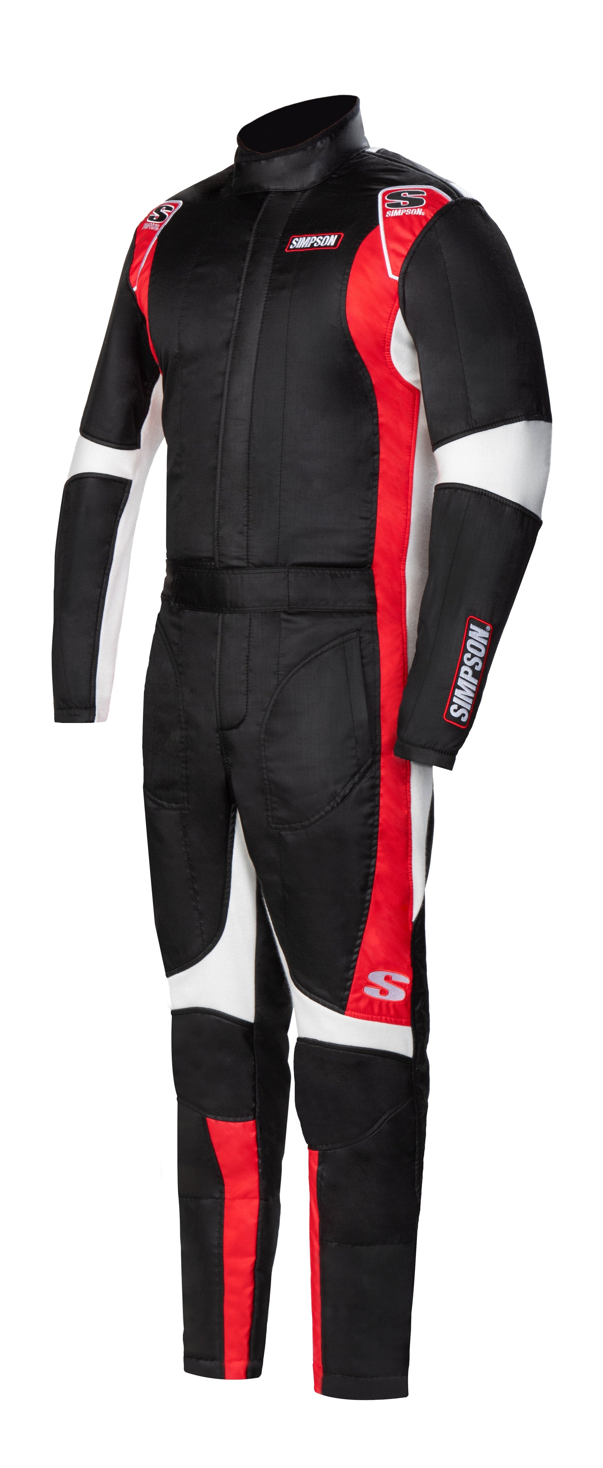 Supercoil Racing Suit - xxl - black / red / white