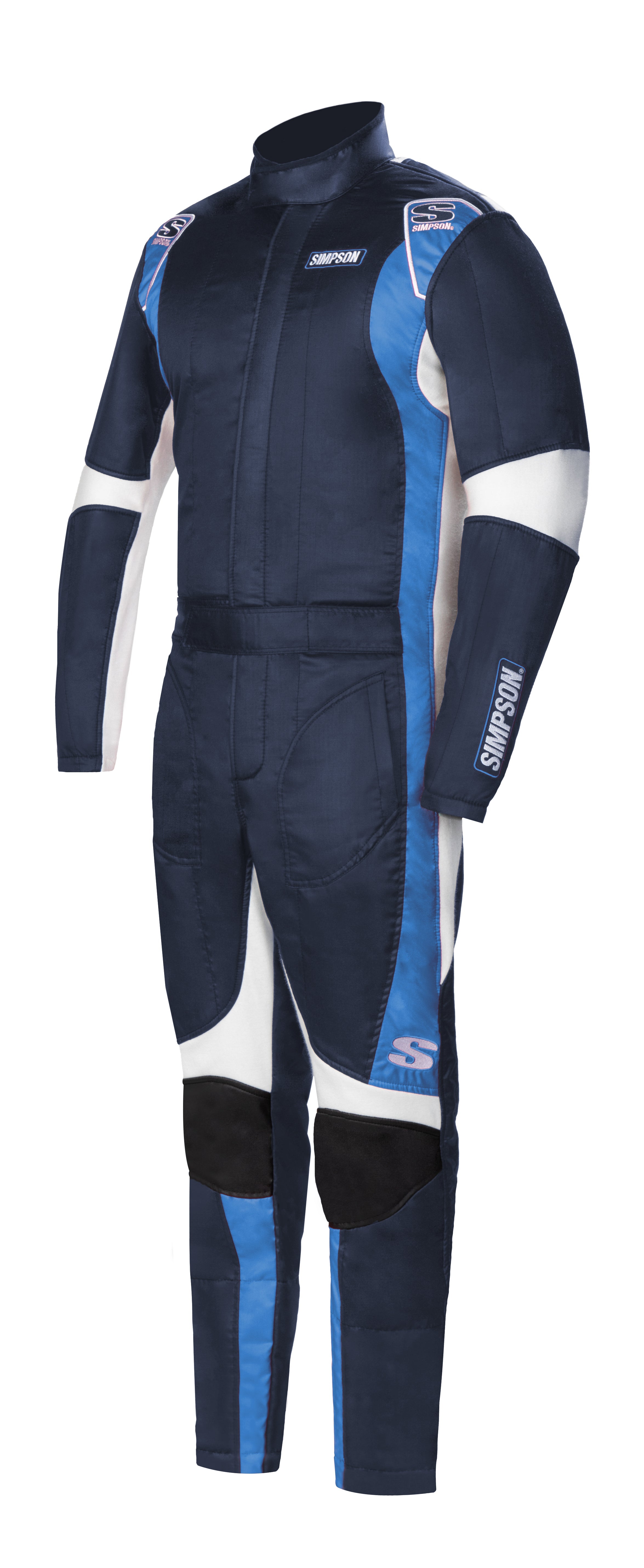 Supercoil Racing Suit - xxl - navy / bush blue / white