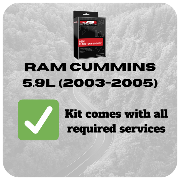 Ram Cummins - OBD2 Flash Emissions-On Tuning Kit (2003-2021)