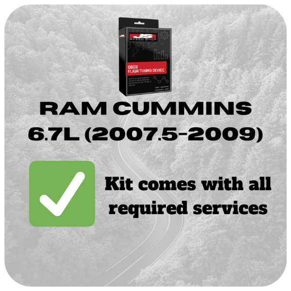 Ram Cummins - OBD2 Flash Emissions-On Tuning Kit (2003-2021)